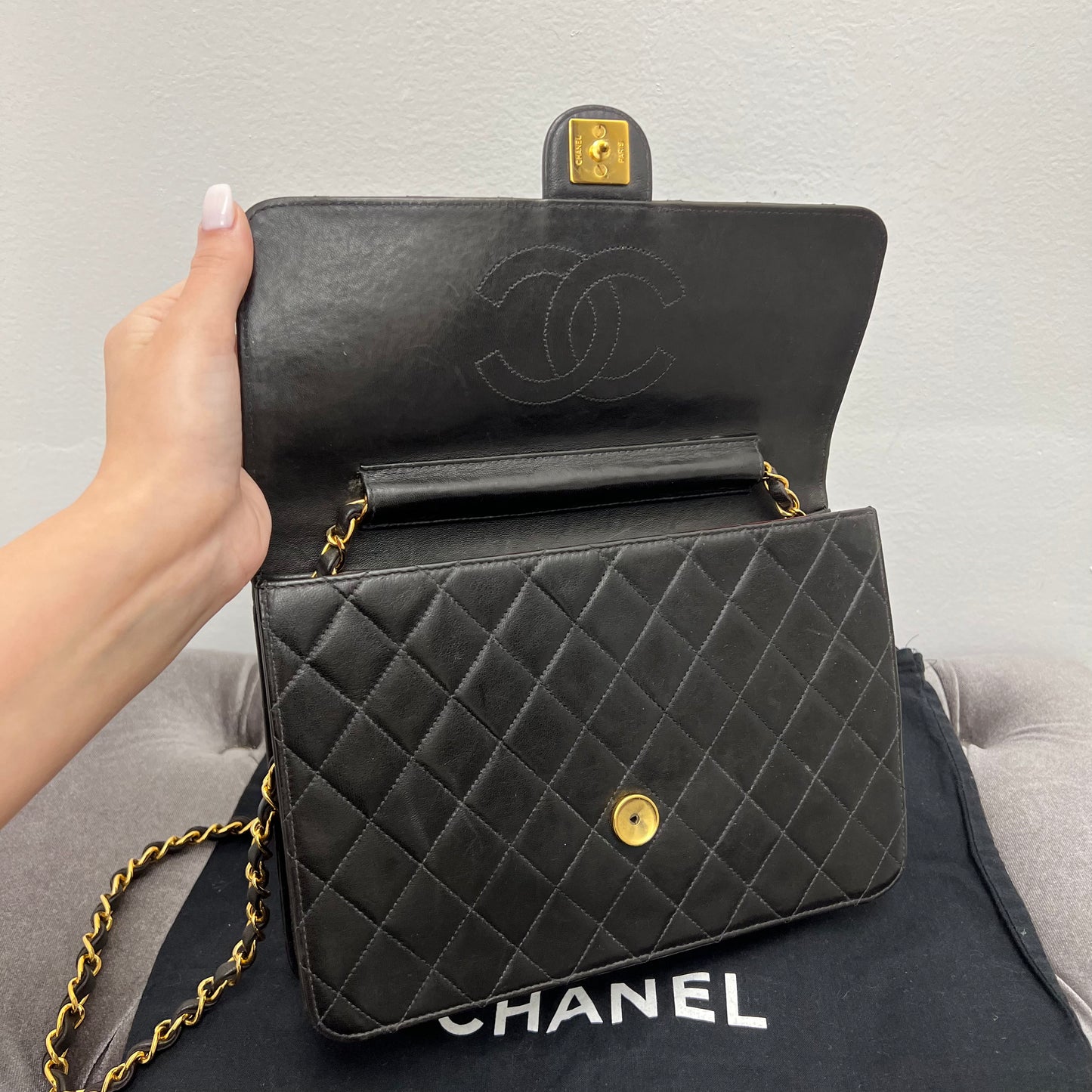 Chanel Vintage Single Flap Shoulder Bag