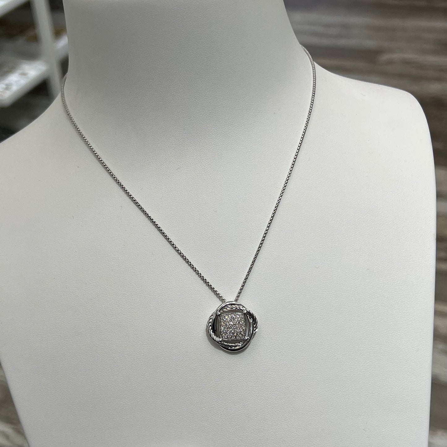 David Yurman Infinity Diamond Necklace