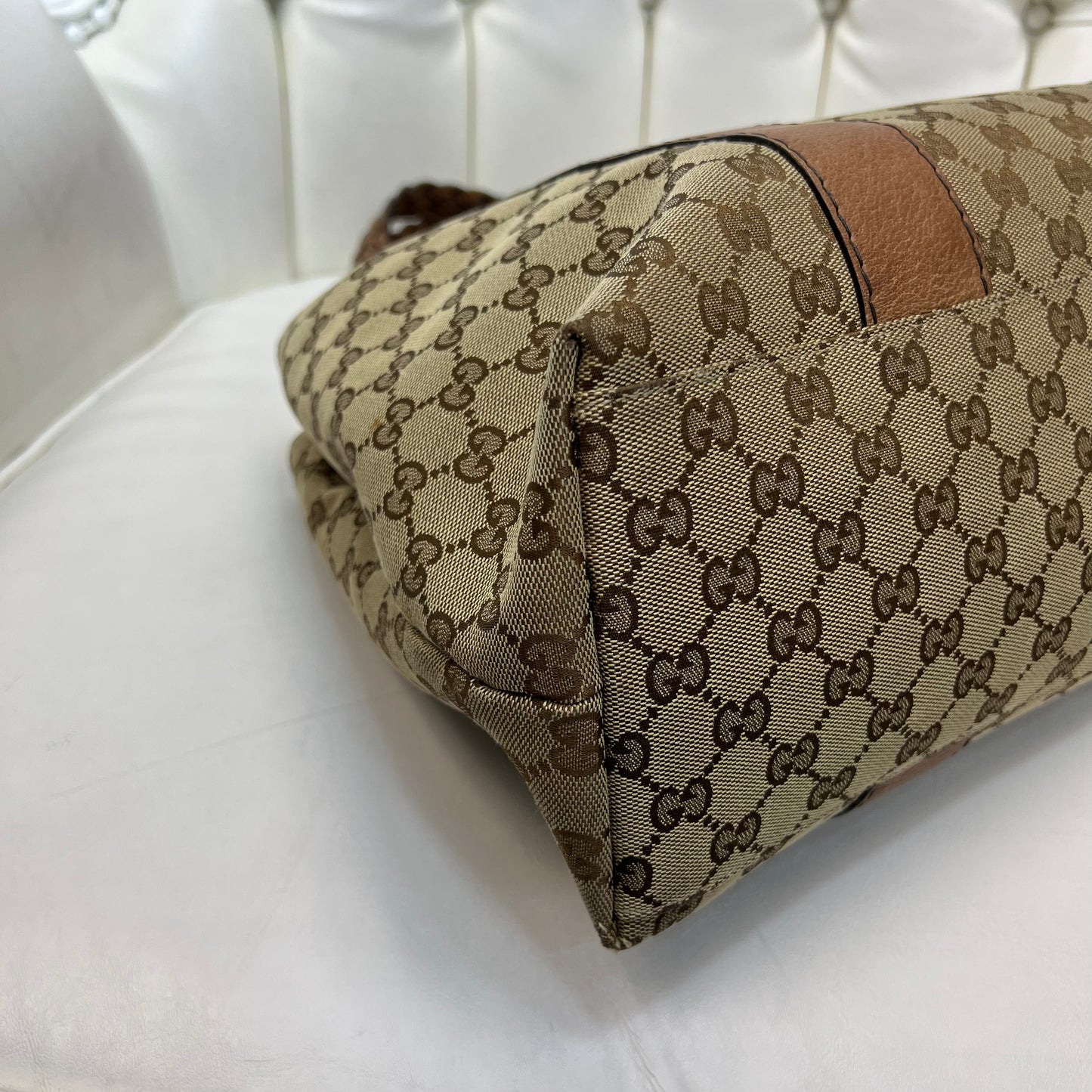 Gucci Canvas Shoulder Bag