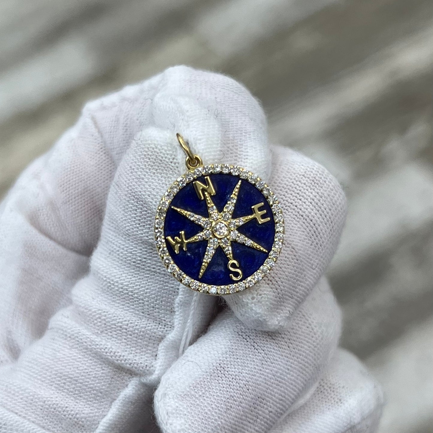 18k Gold NWES Pendant