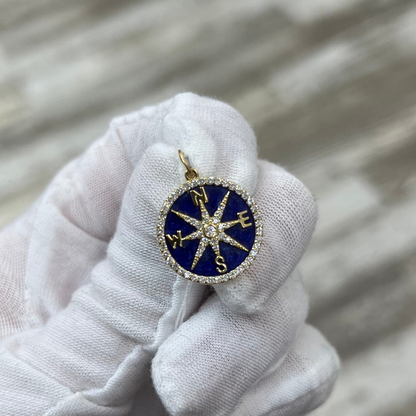 18k Gold NWES Pendant