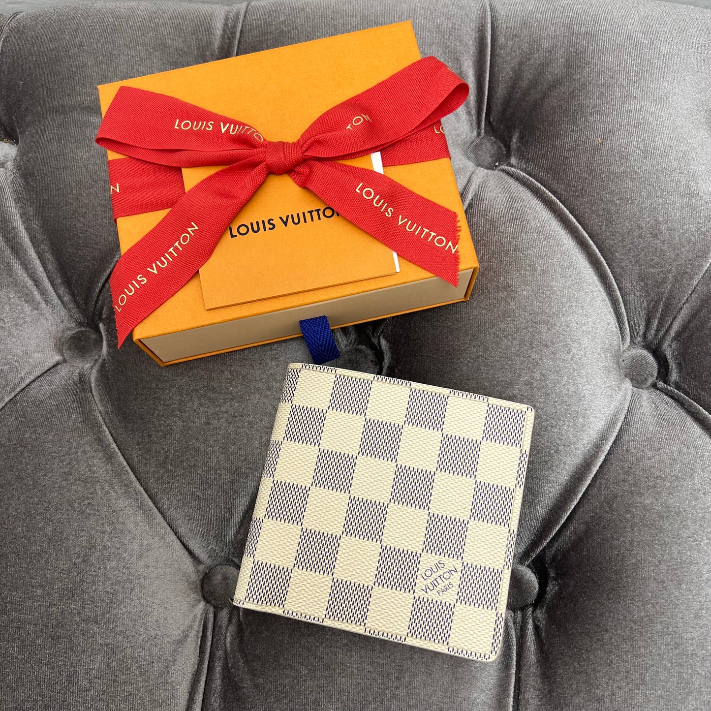 Louis Vuitton Marco Wallet Damier Azur