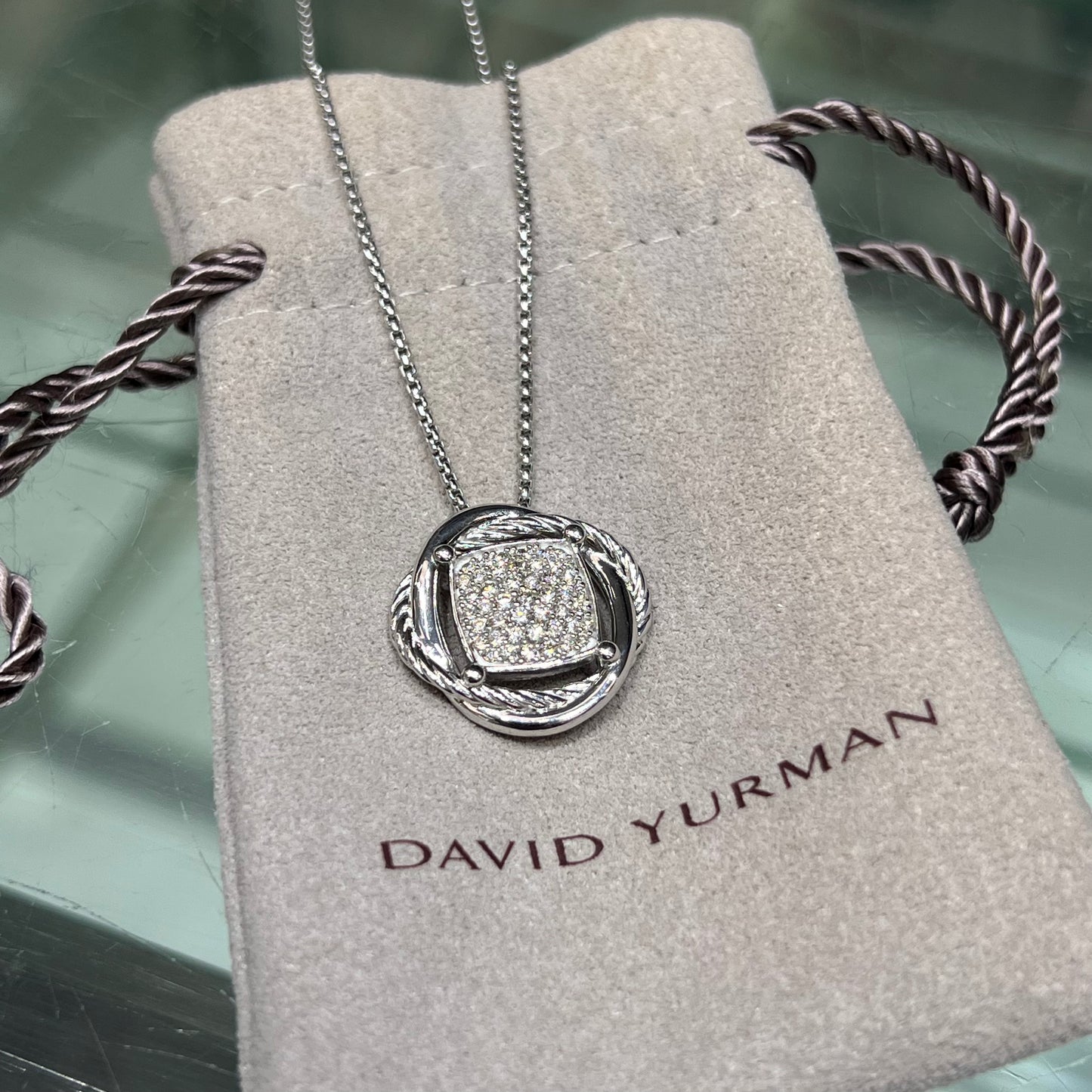 David Yurman Infinity Diamond Necklace