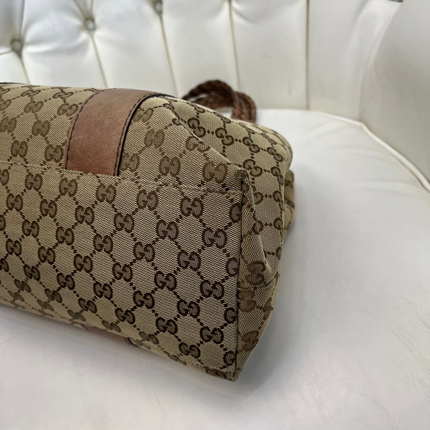 Gucci Canvas Shoulder Bag