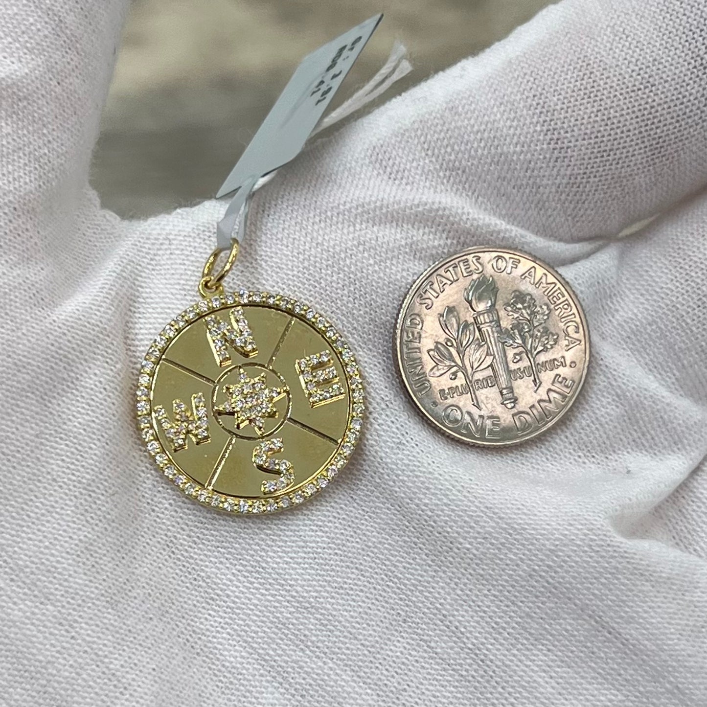18k Gold NWES Pendant