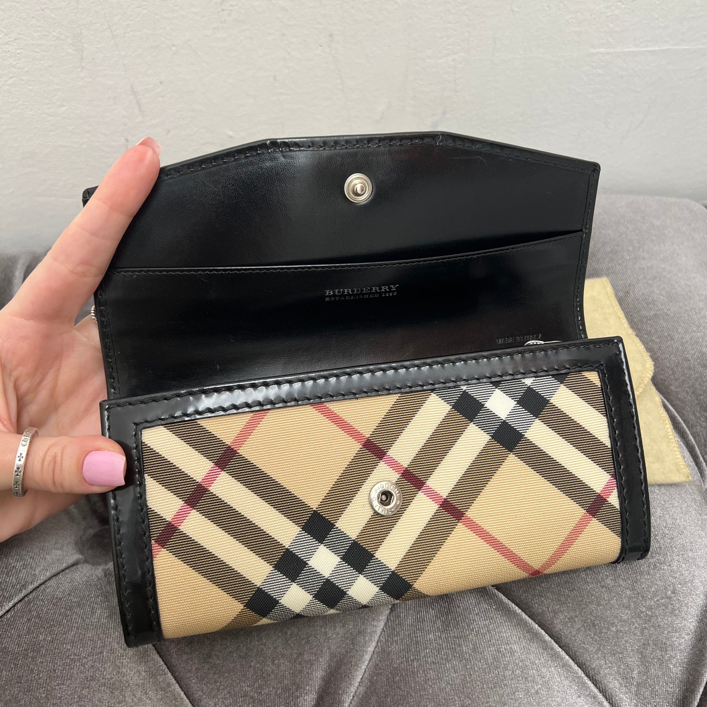 Burberry Nova Buckle Wallet
