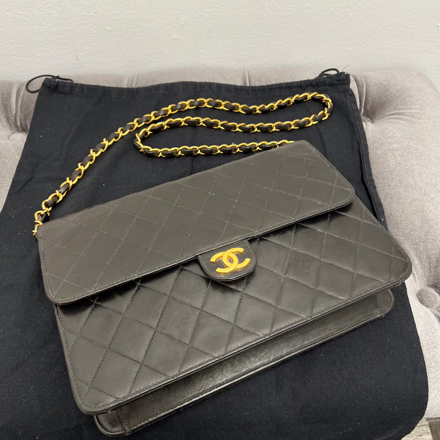 Chanel Vintage Single Flap Shoulder Bag