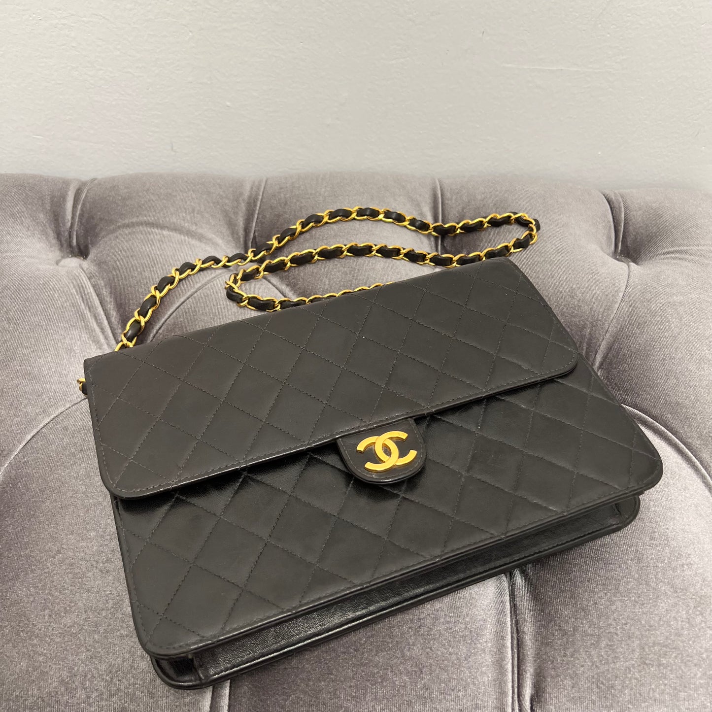 Chanel Vintage Single Flap Shoulder Bag