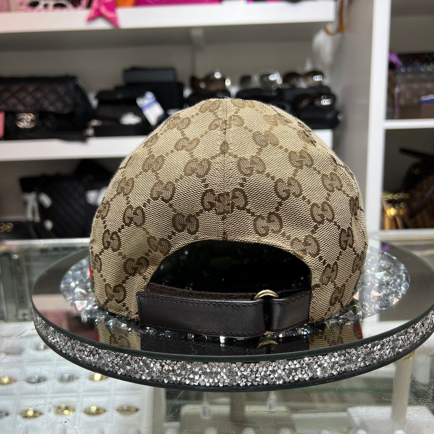 Gucci Canvas Hat, Size Large