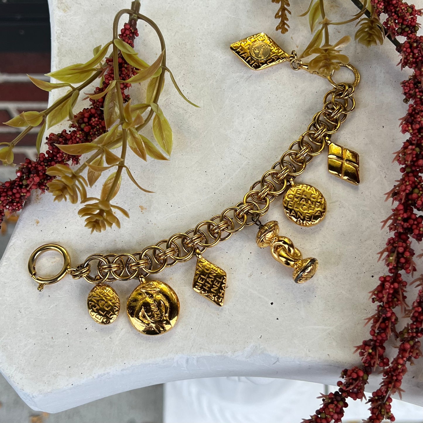 Chanel Vintage Charm Bracelet