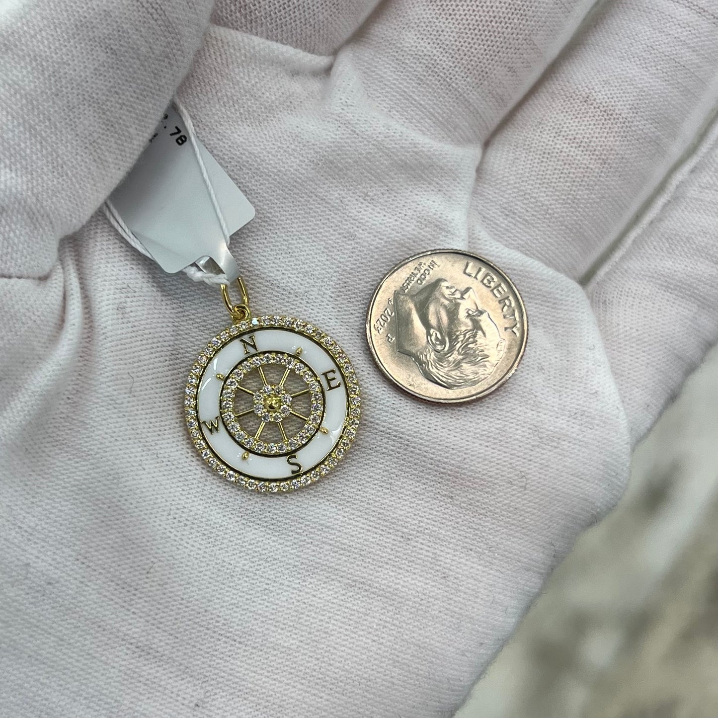 18k Gold NWES Pendant