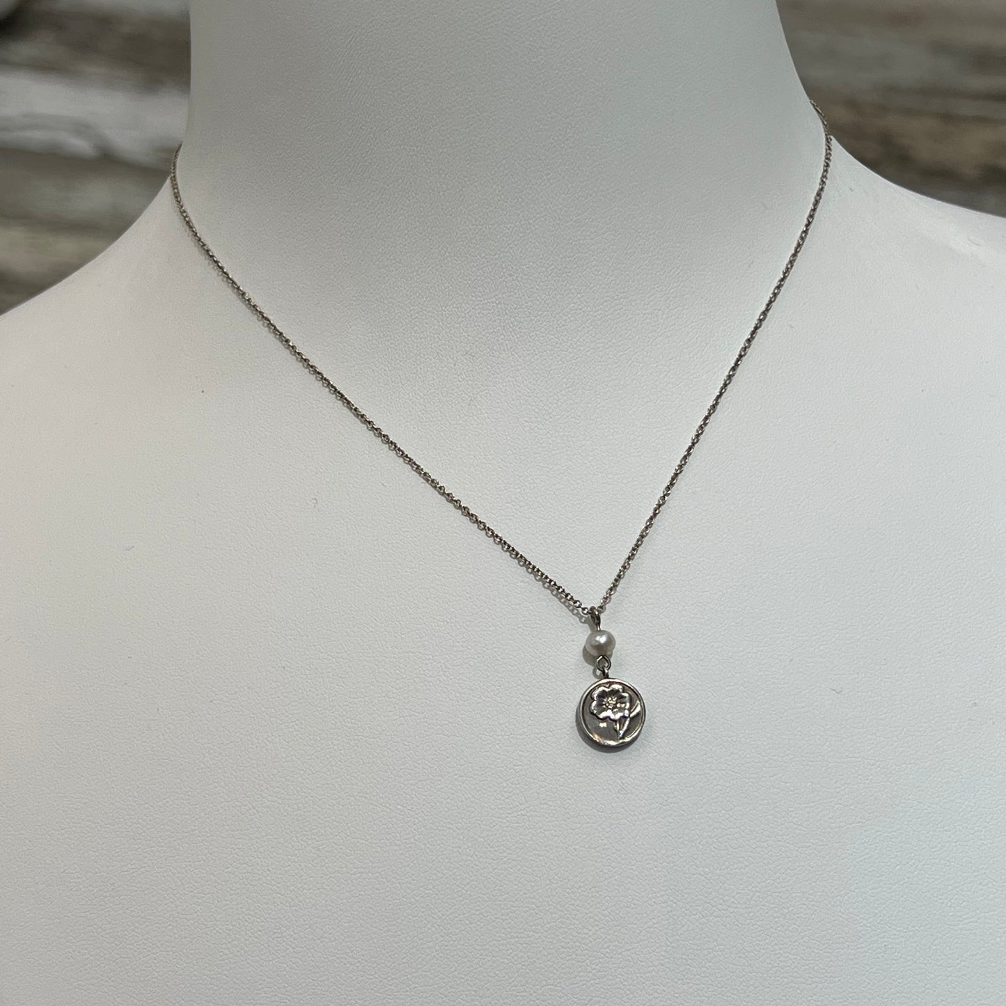 Tiffany & Co Hibiscus Flower Necklace
