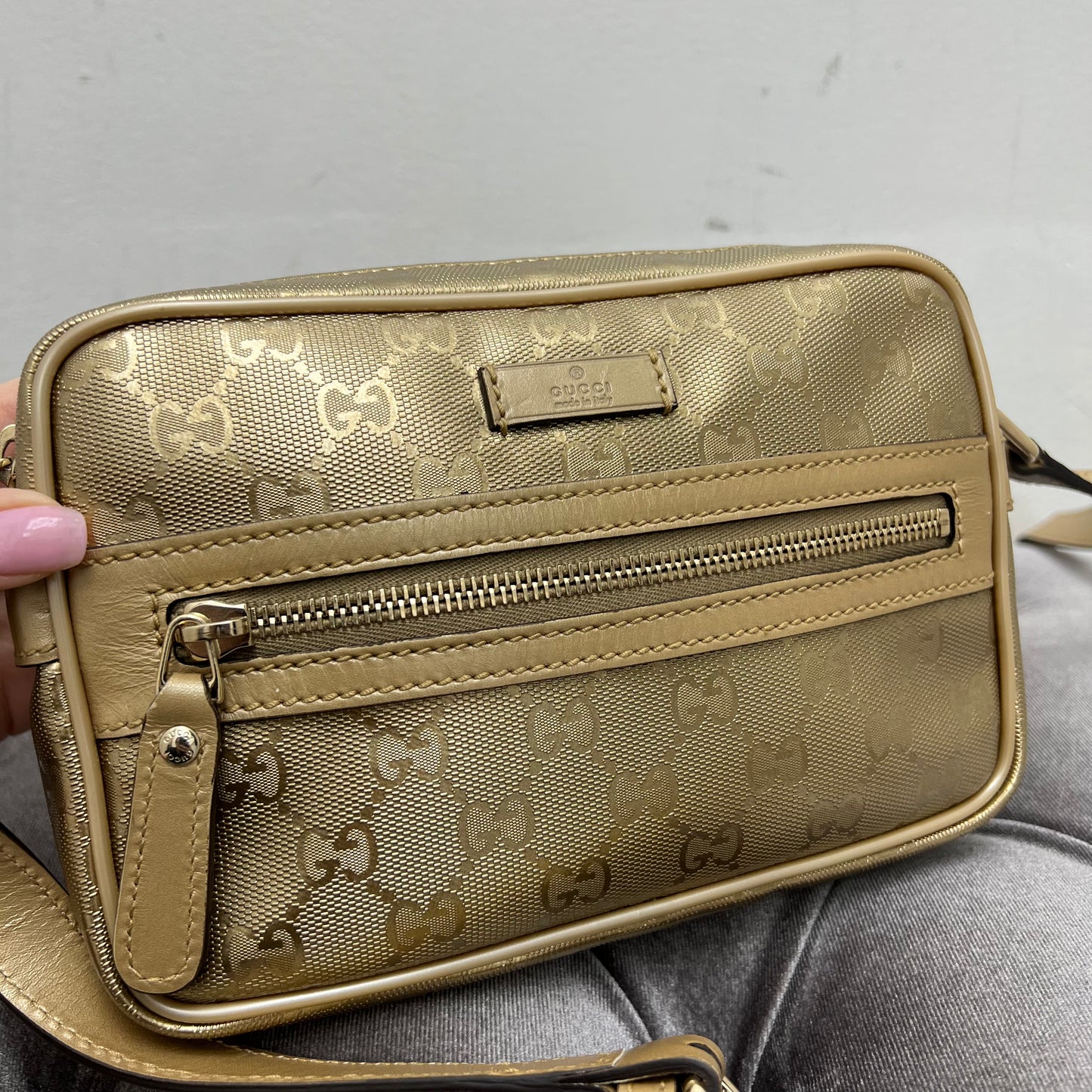 Gucci Camera Bag Gold