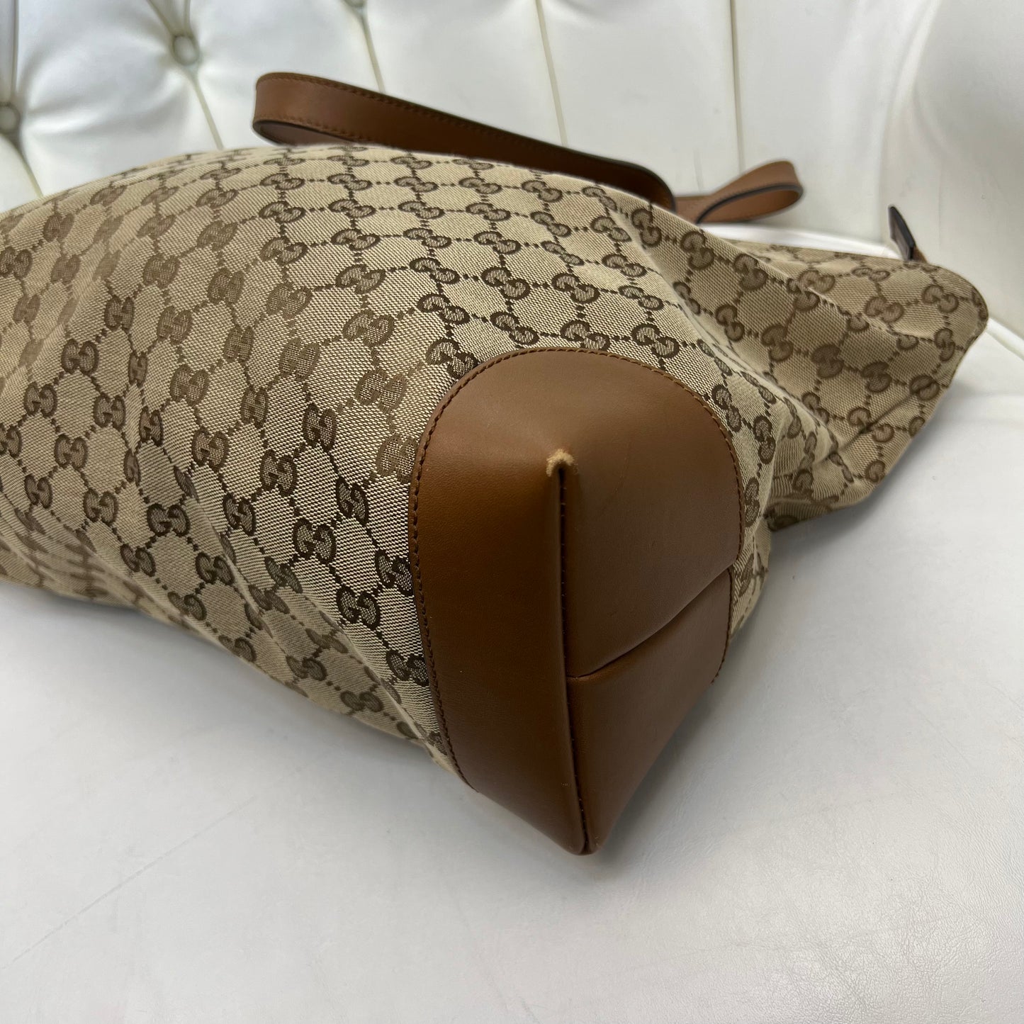 Gucci Canvas Zipper Tote