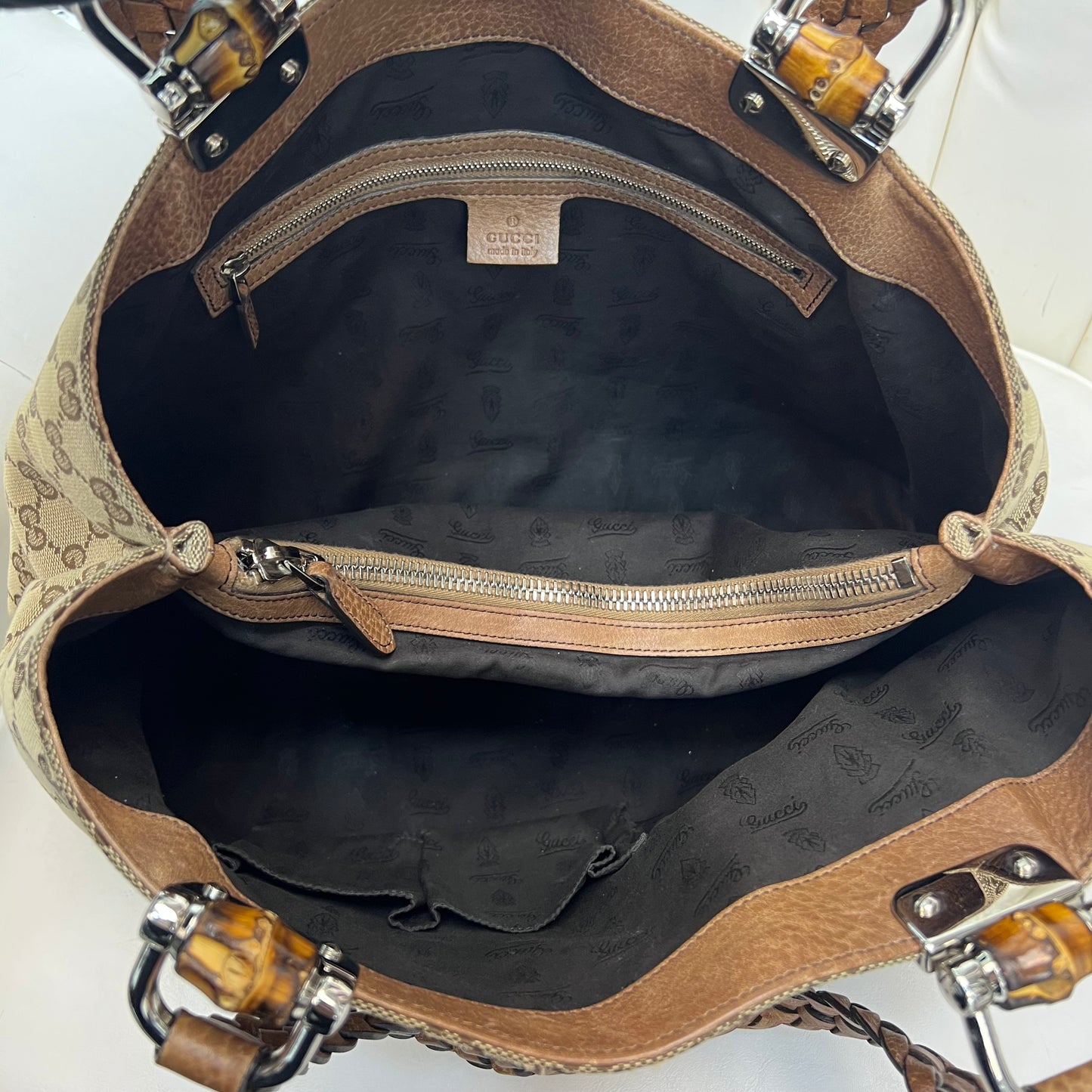 Gucci Canvas Shoulder Bag