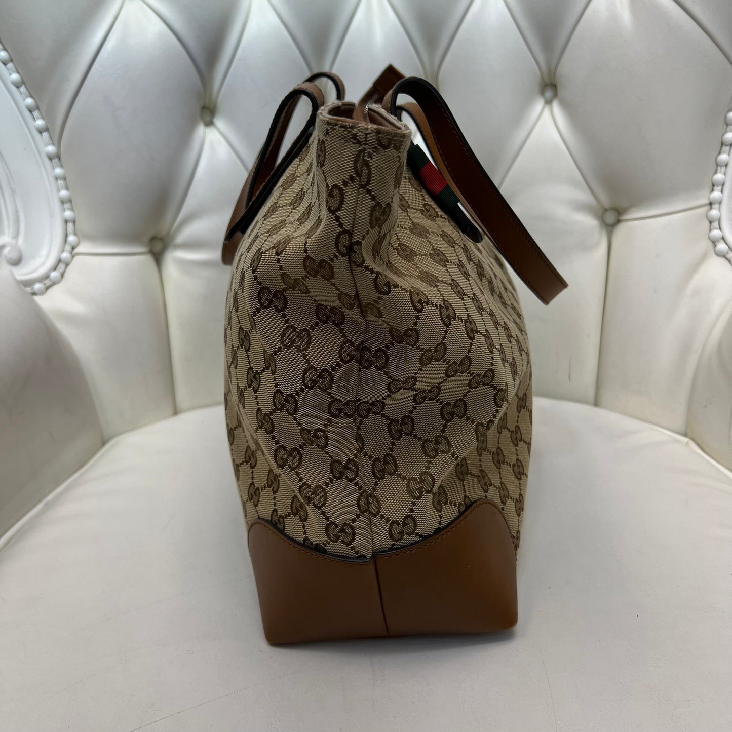 Gucci Canvas Zipper Tote
