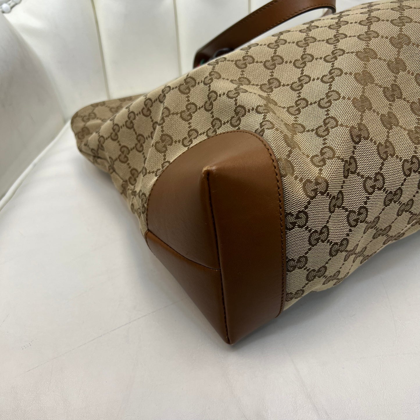 Gucci Canvas Zipper Tote