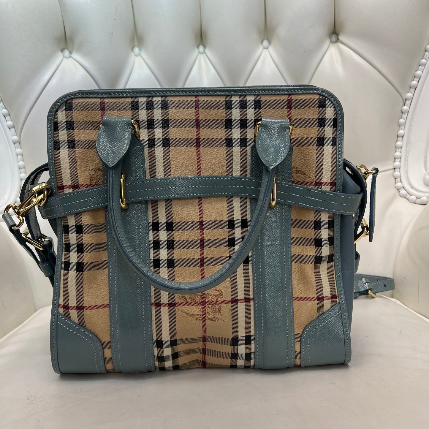Burberry Eucalyptus 2 Way Bag
