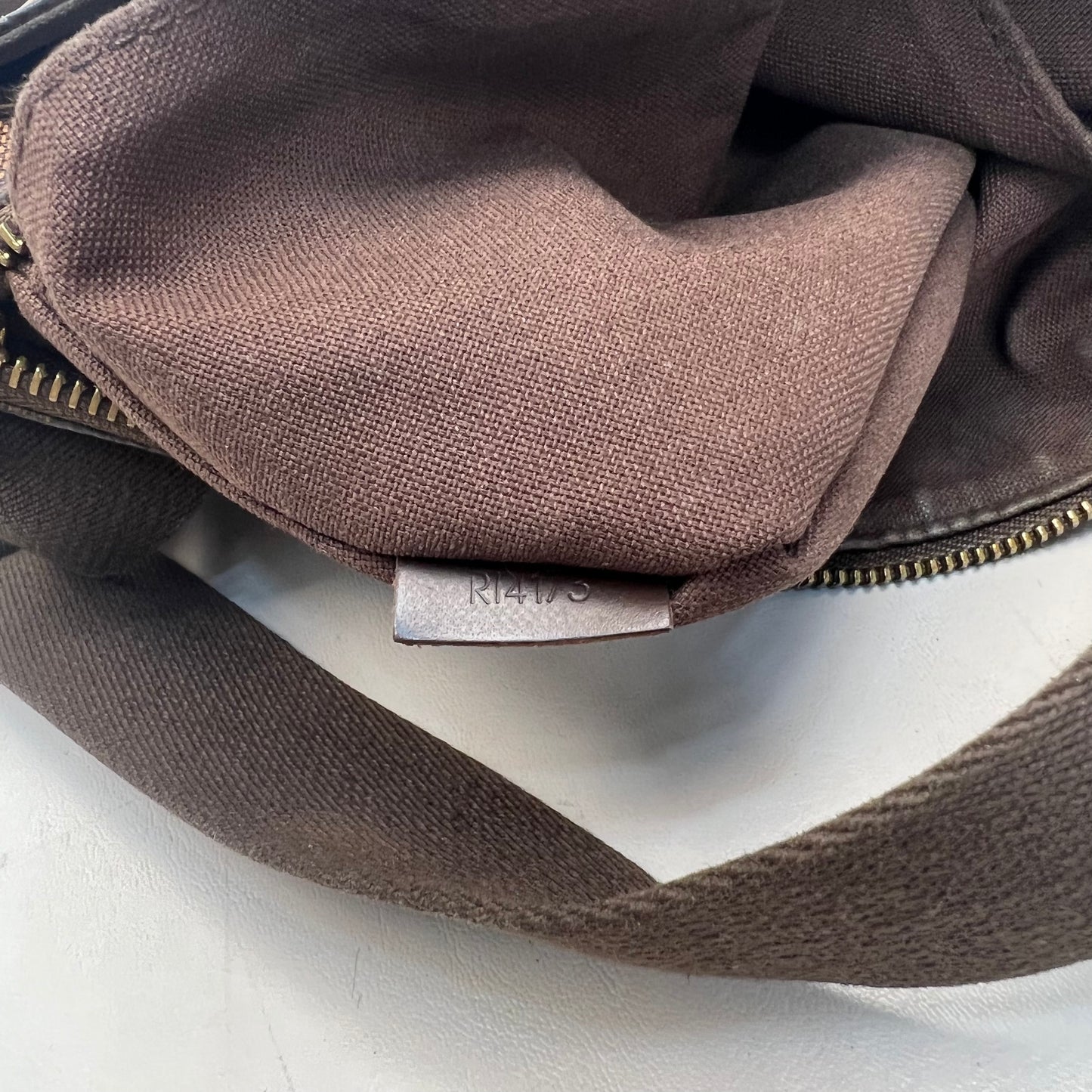 Louis Vuitton Brooklyn Pochette Plate Damier Ebene