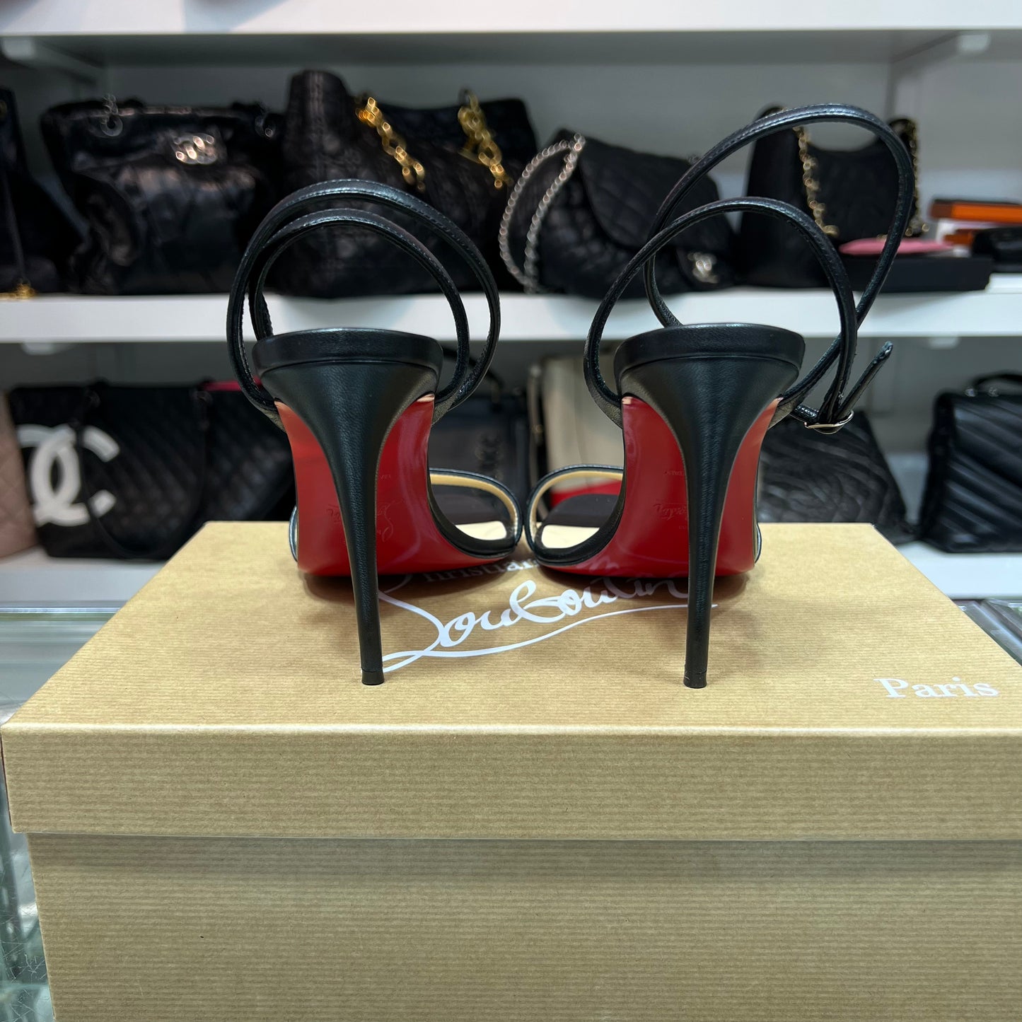 Christian Louboutin Loubigirl 100, Size 35