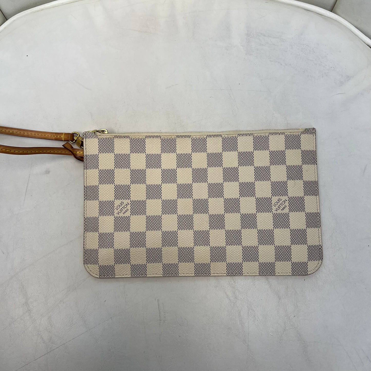 Louis Vuitton Neverfull Pouch Damier Azur