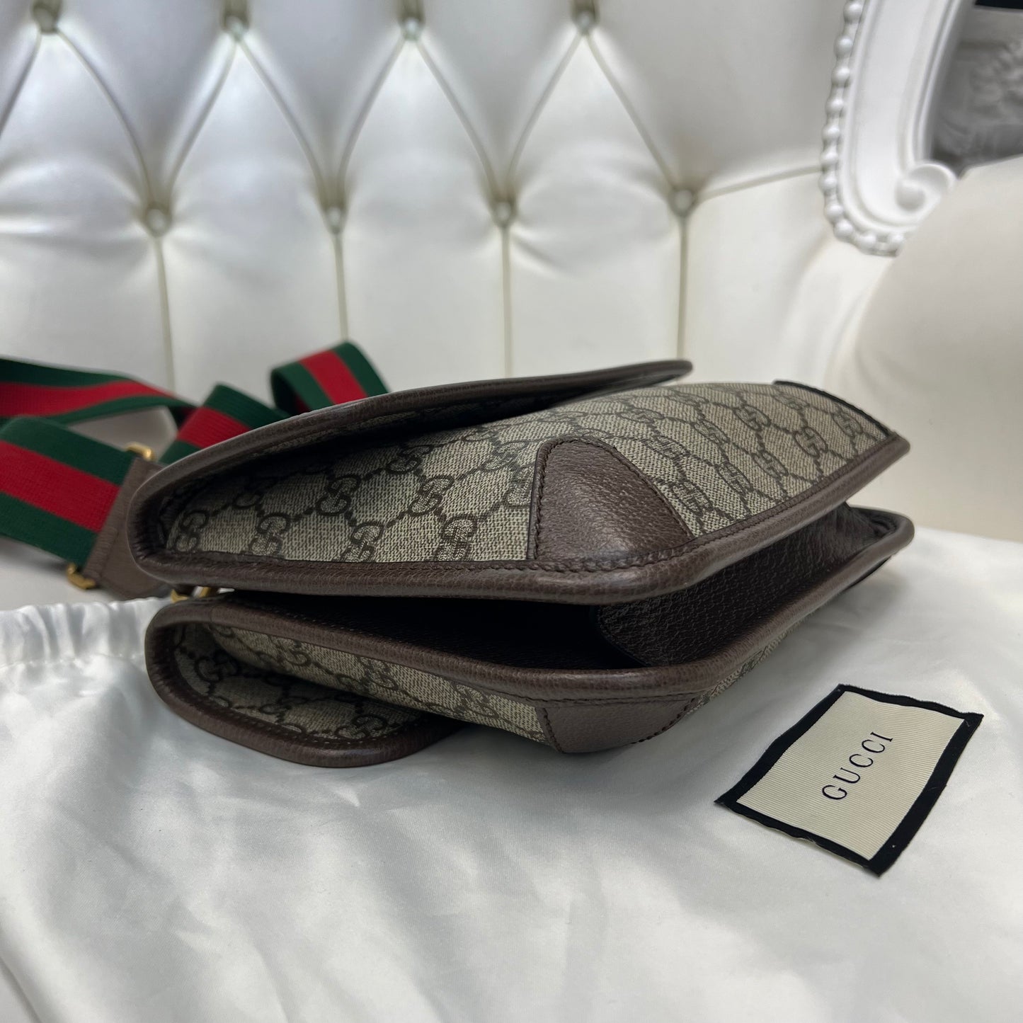 Gucci Double Sided Messenger Bag