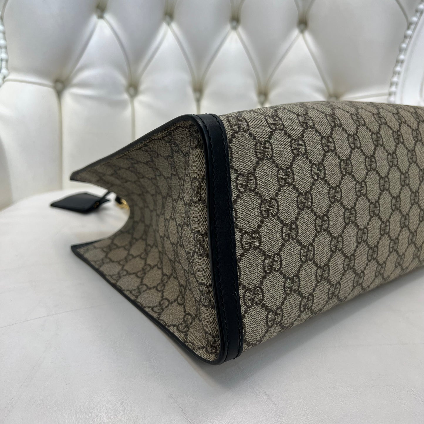 Gucci Monogram Padlock Chain Bag