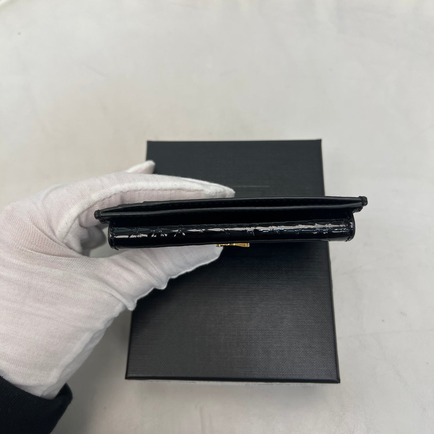 Saint Laurent Uptown Card Case, New, Box & Dust Bag