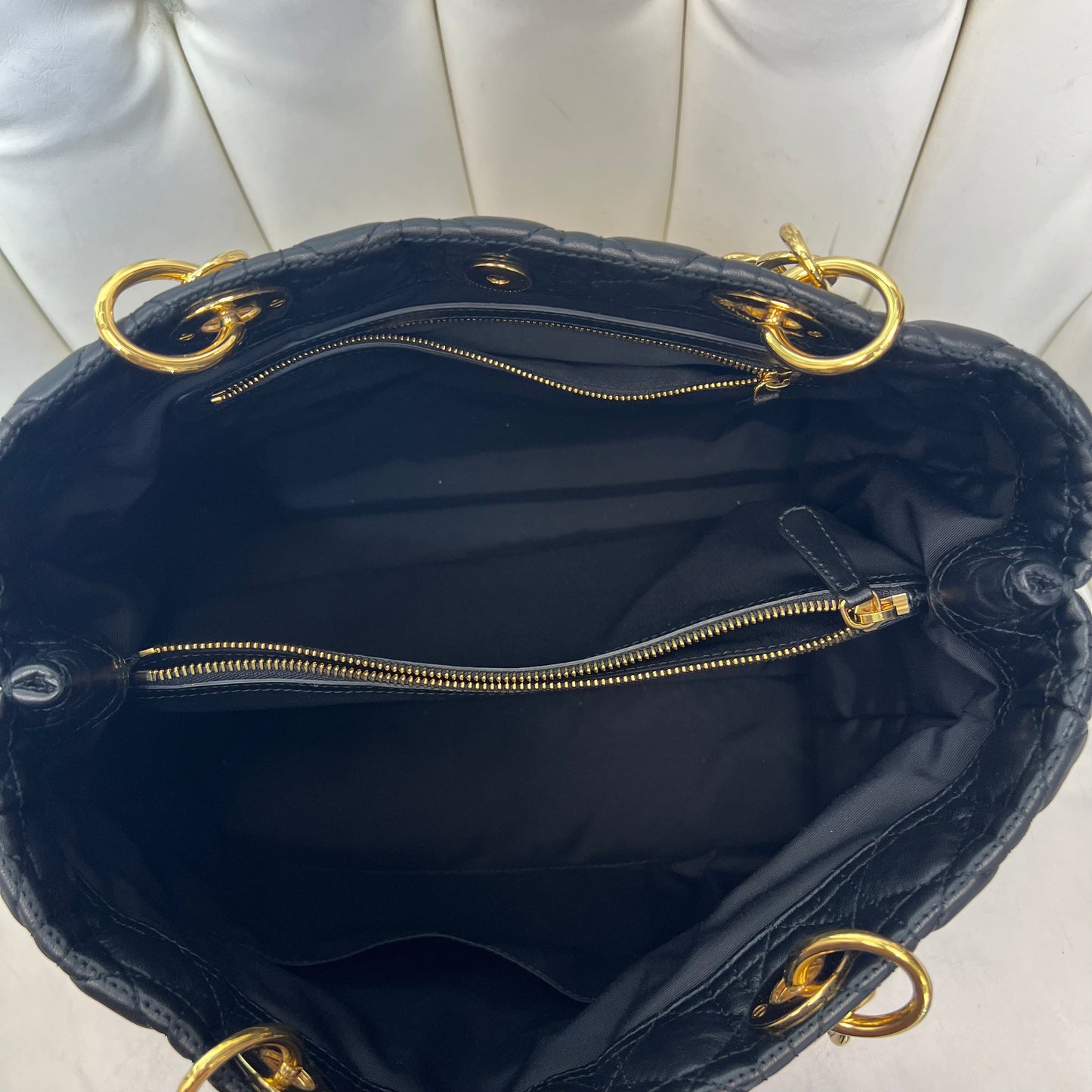 Dior Cannage Shopping Tote