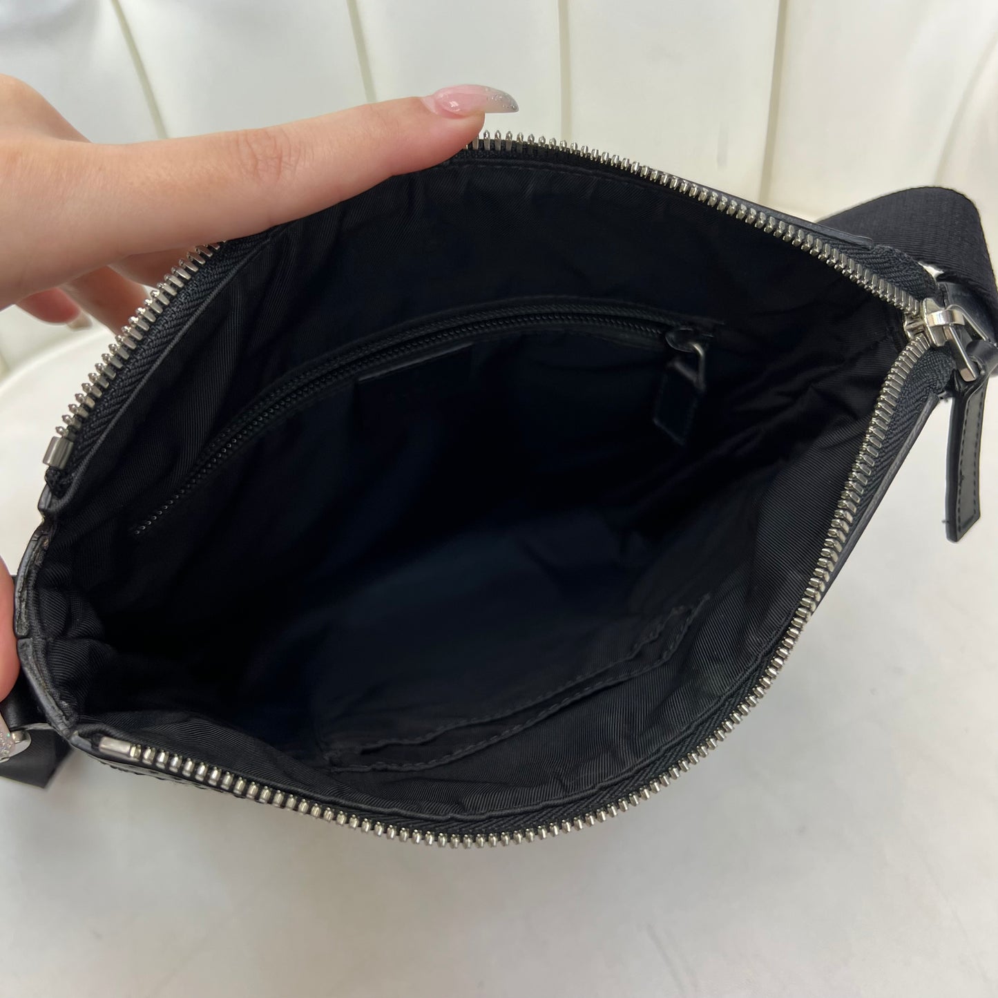 Gucci GG Supreme Web Messenger Bag