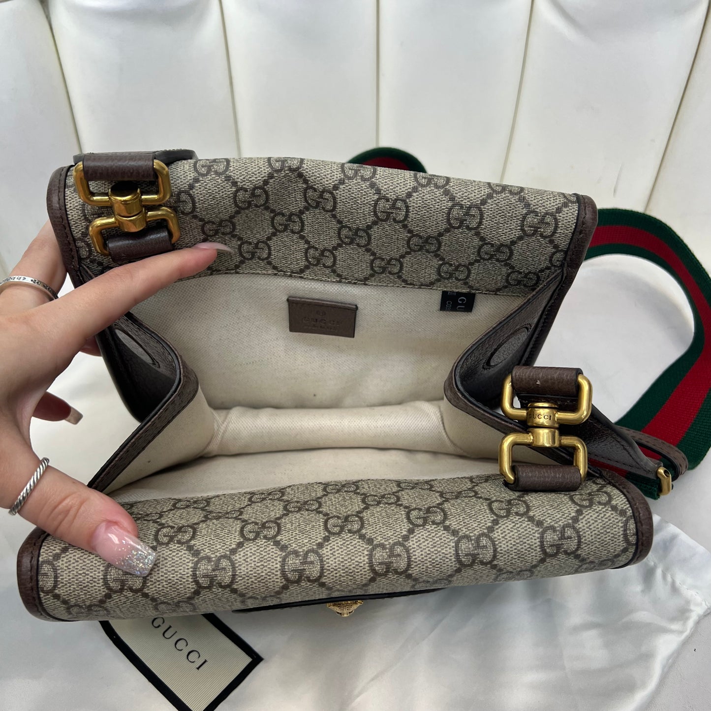 Gucci Double Sided Messenger Bag