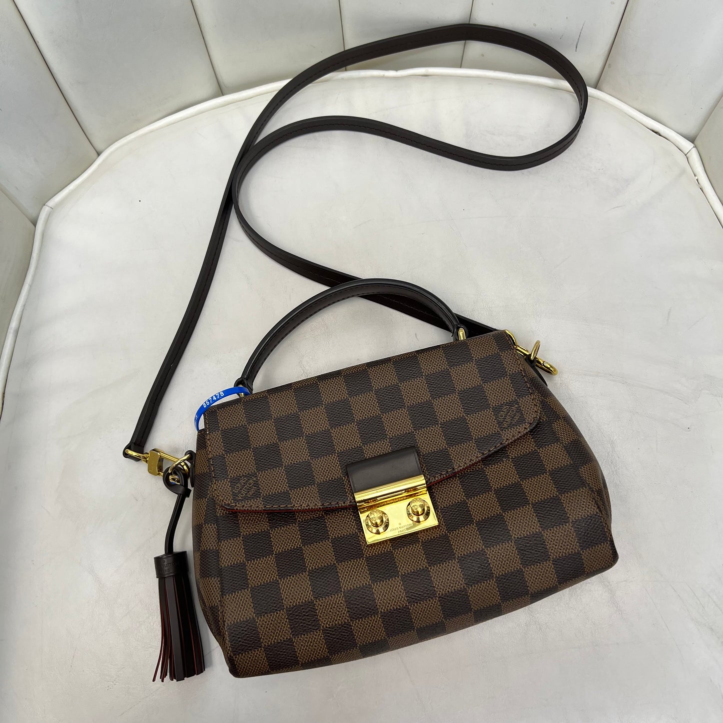 Louis Vuitton Croisette Compact Crossbody Damier Ebene