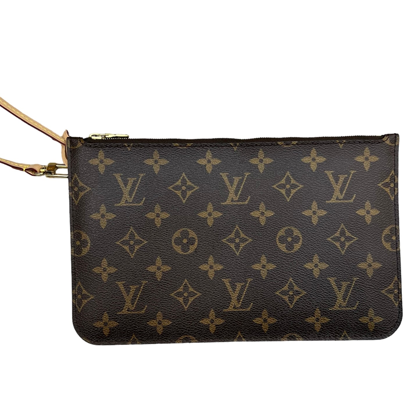 Louis Vuitton Neverfull Pouch Monogram Tan