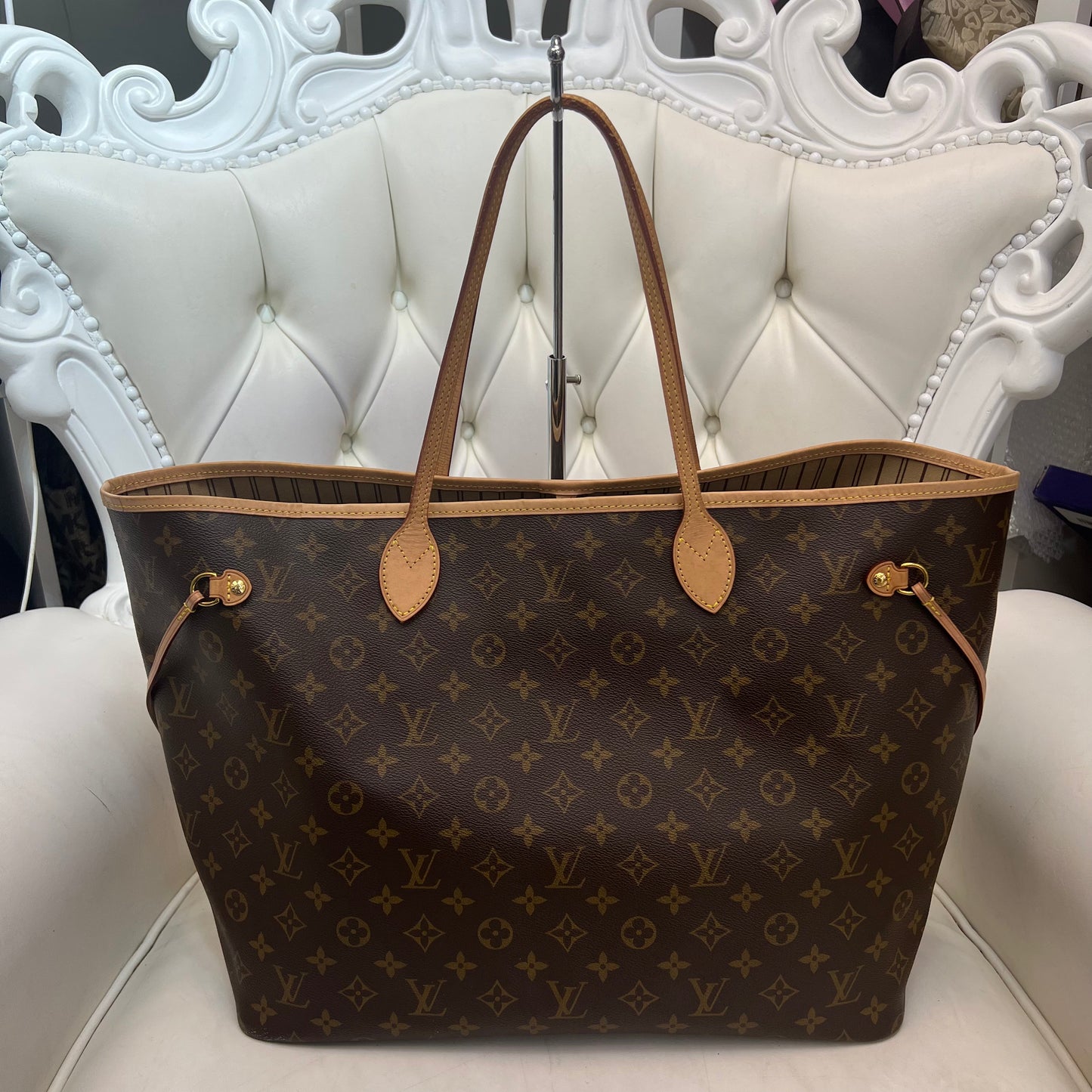 Louis Vuitton Neverfull GM Monogram, Tan