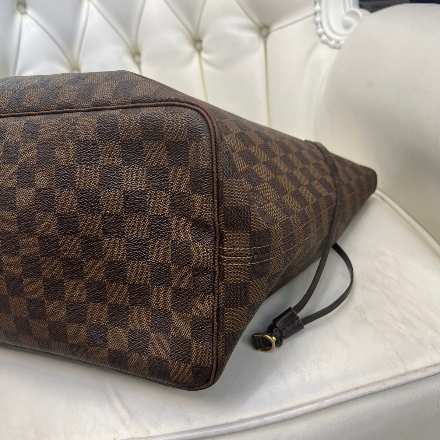 Louis Vuitton Neverfull GM Damier Ebene, Red