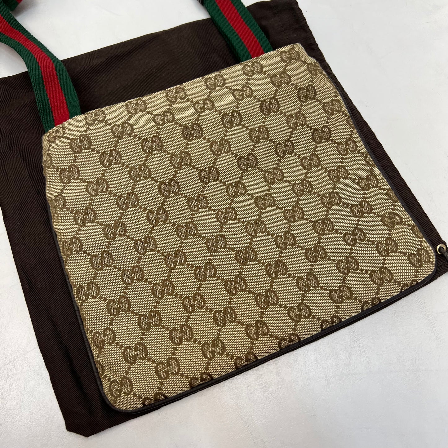 Gucci Monogram Web Strap Small Messenger
