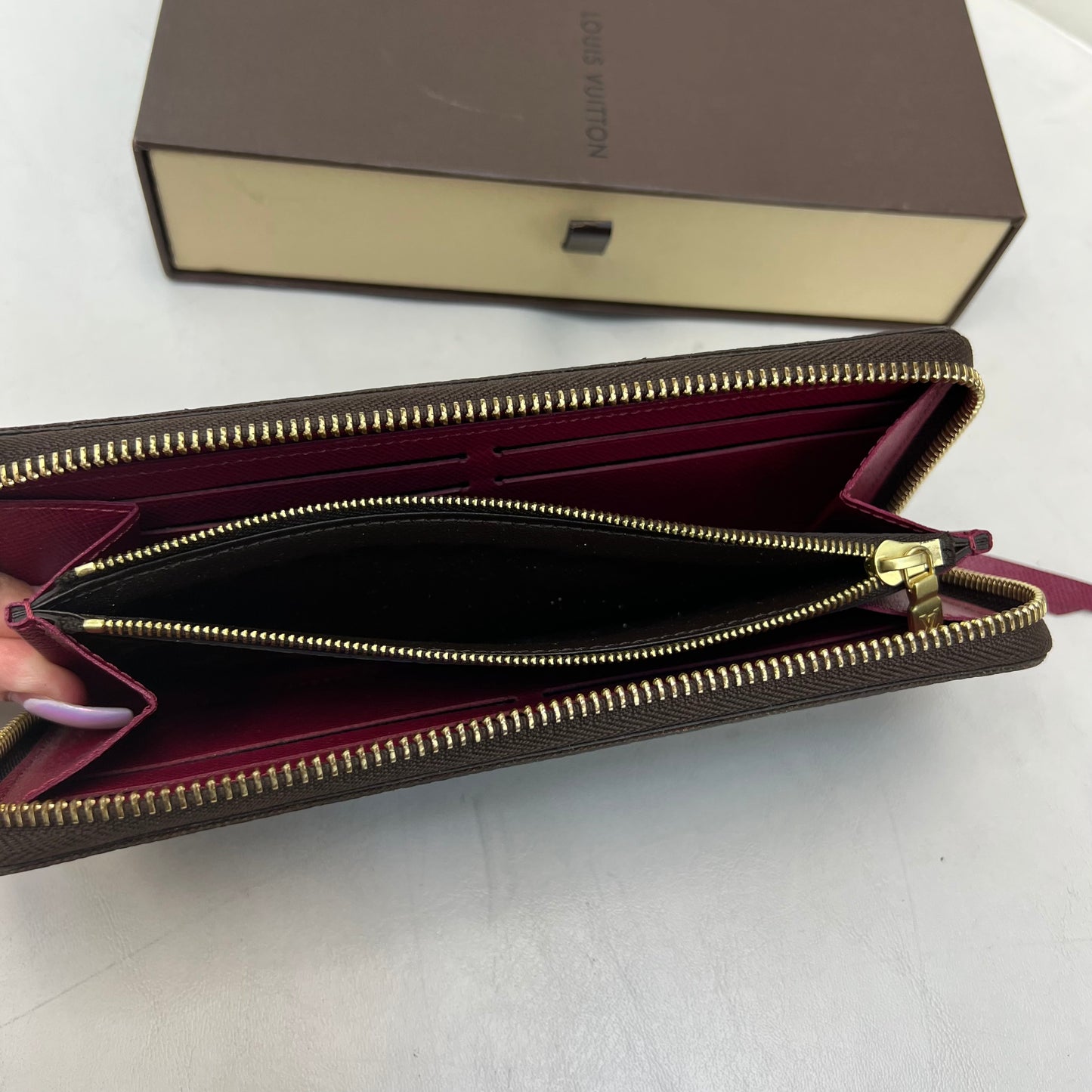 Louis Vuitton Clemence Wallet Monogram with Box