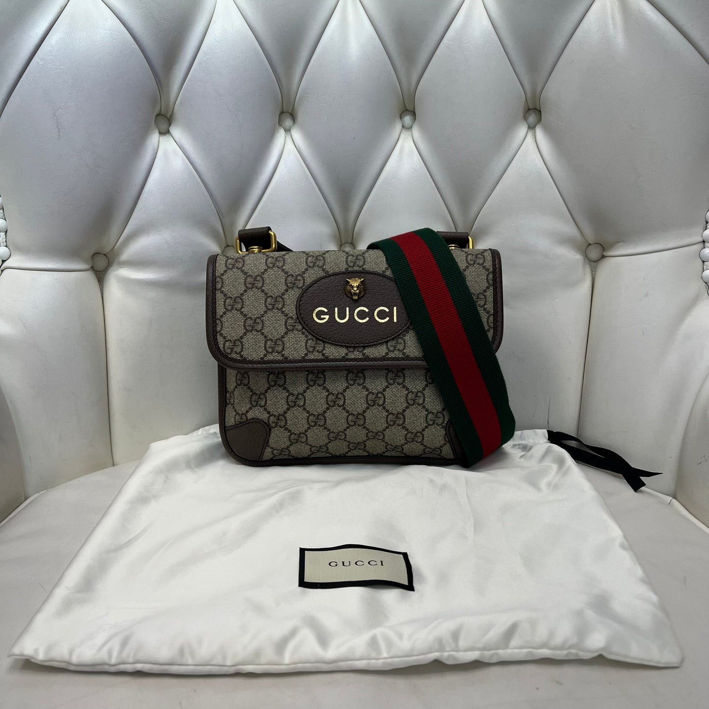 Gucci Double Sided Messenger Bag
