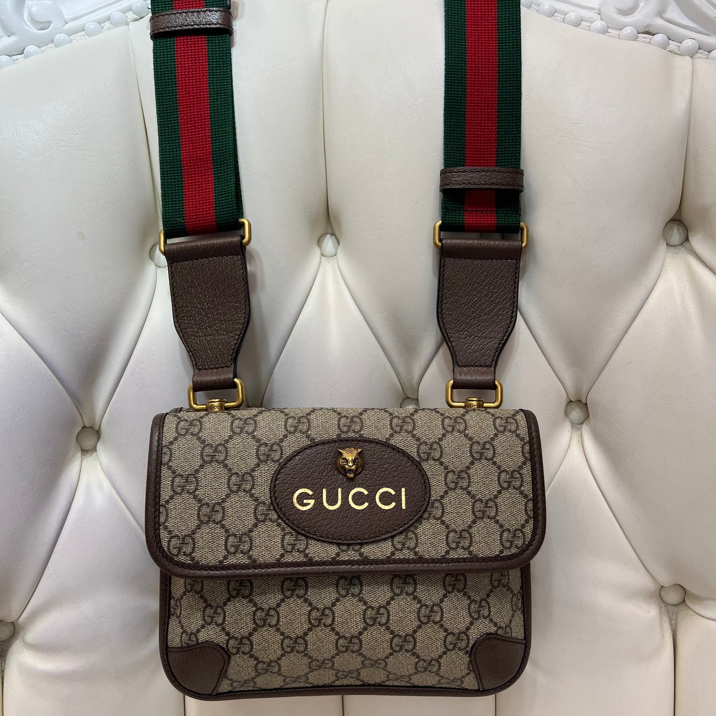 Gucci Double Sided Messenger Bag