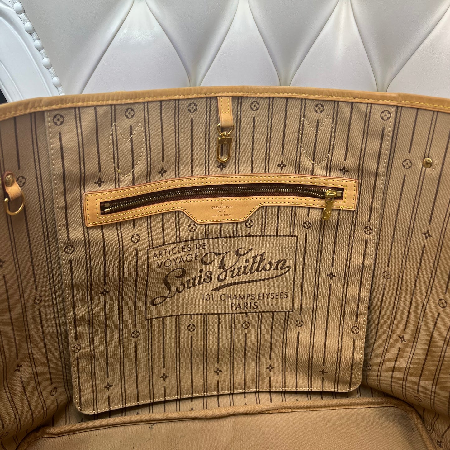 Louis Vuitton Neverfull GM Monogram, Tan