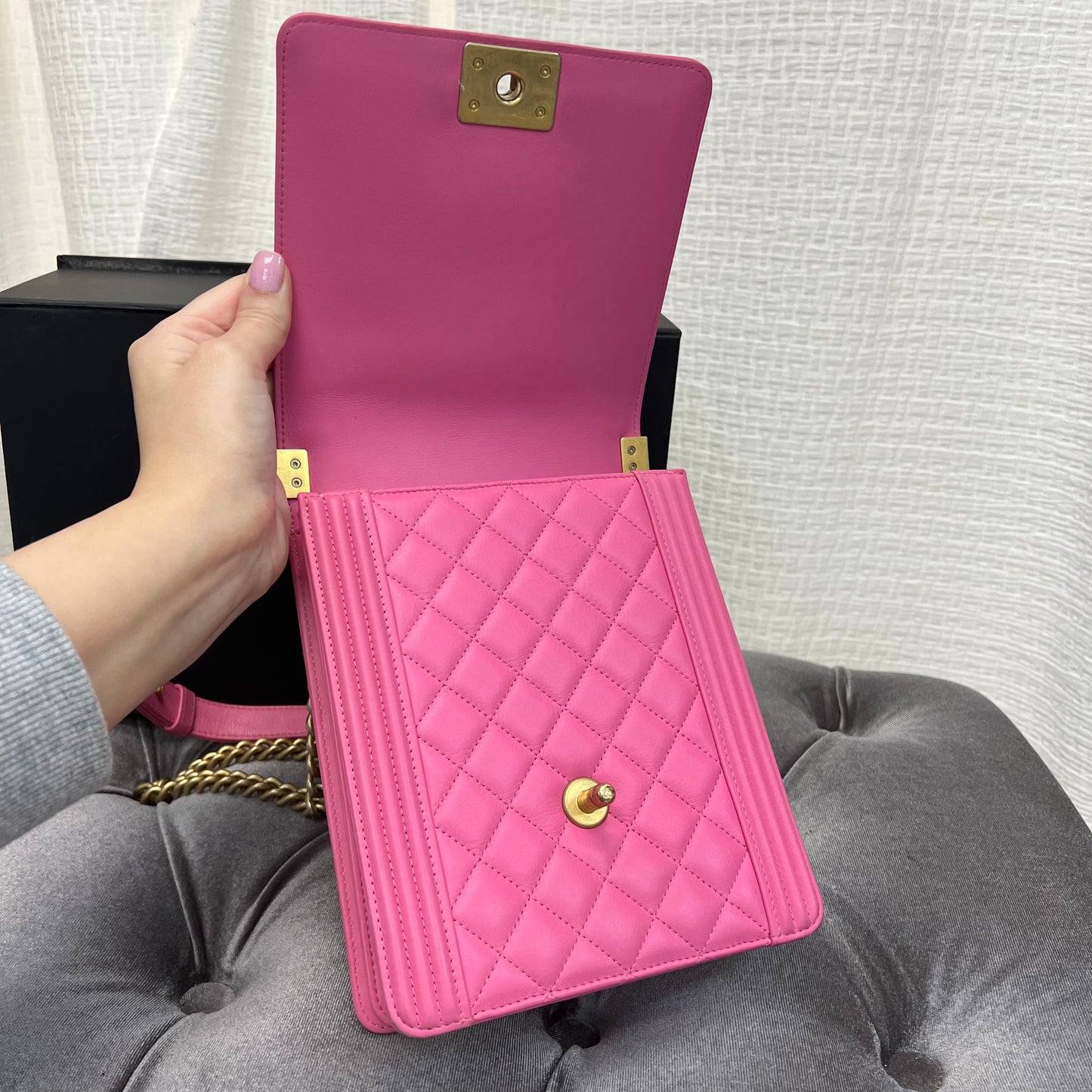 Chanel 19C Flap Bag Pink