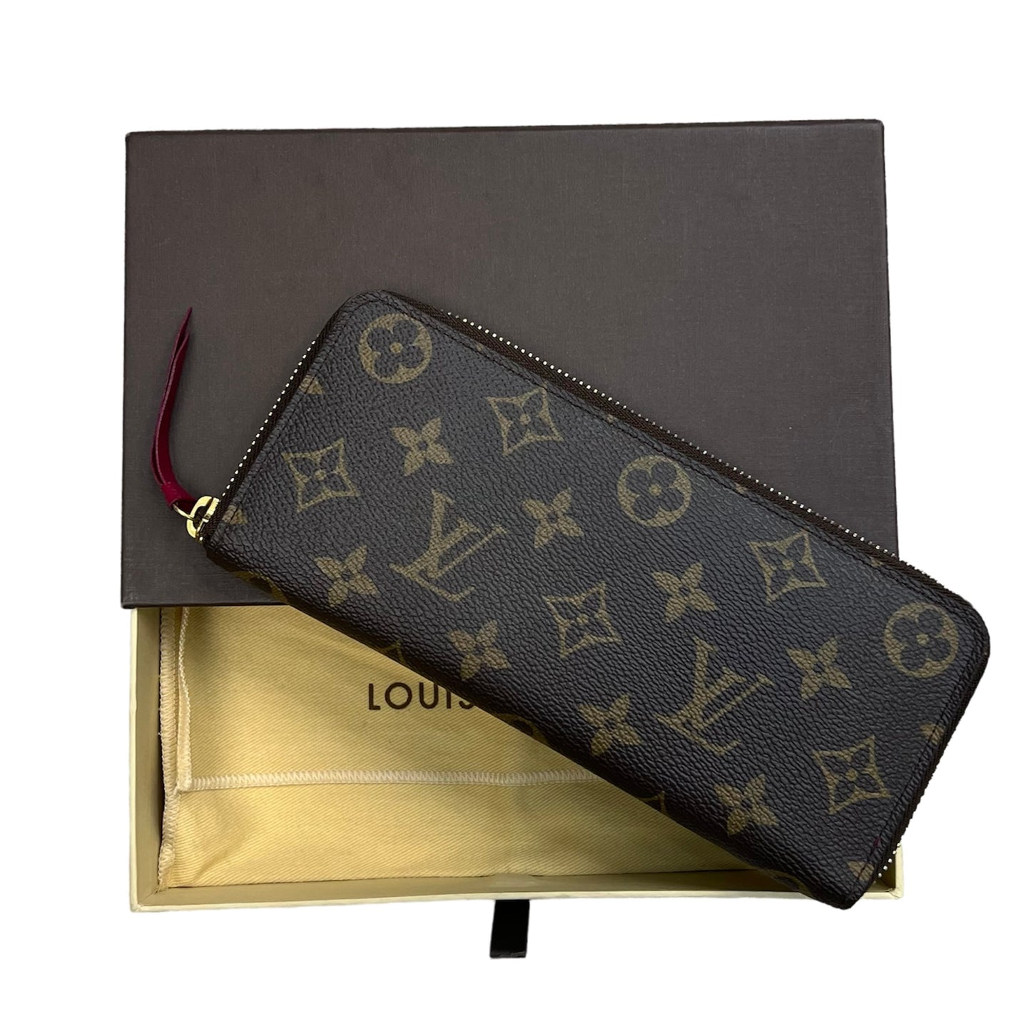 Louis Vuitton Clemence Wallet Monogram with Box