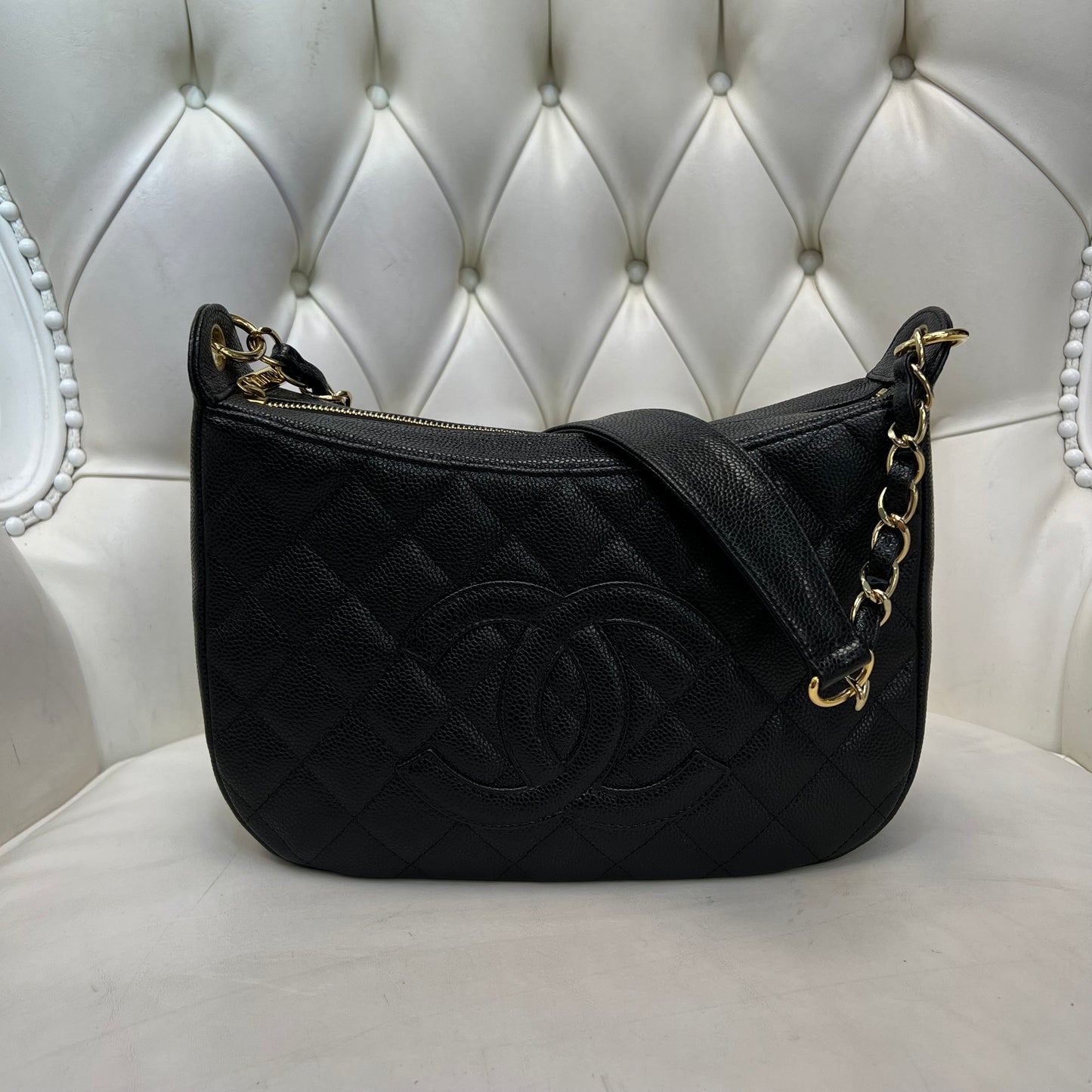 Chanel Caviar Leather Shoulder Bag