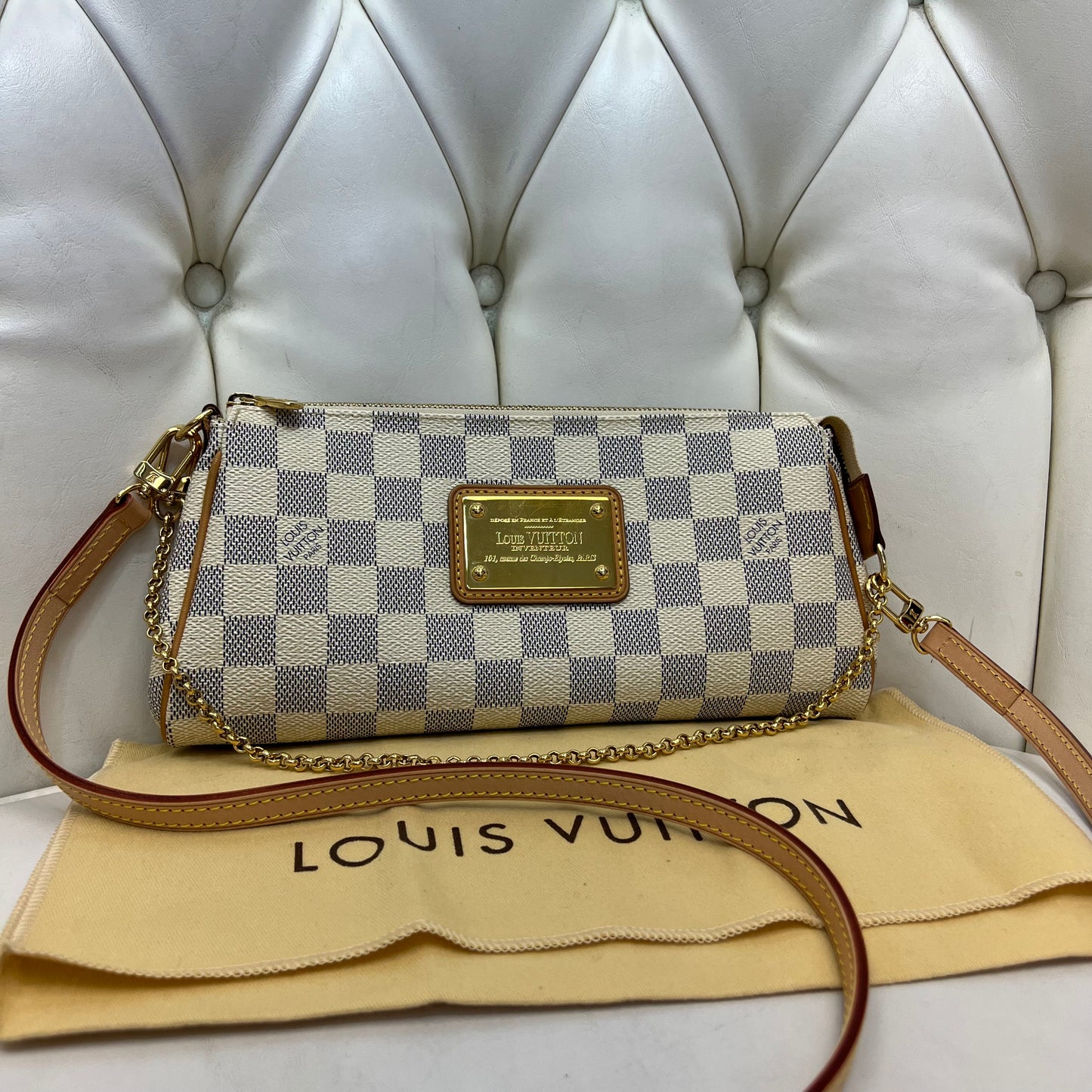 Louis Vuitton Eva Damier Azur