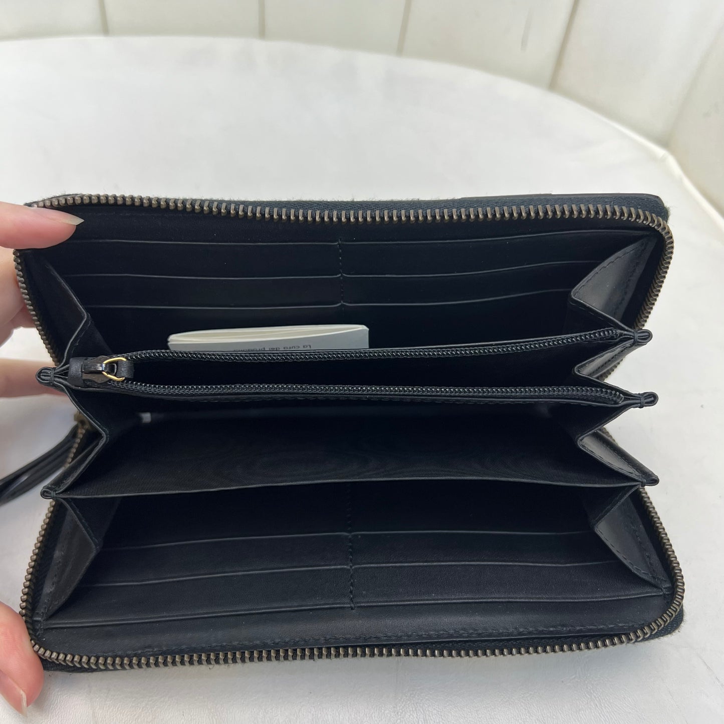 Gucci Zip Wallet Monogram and Gold