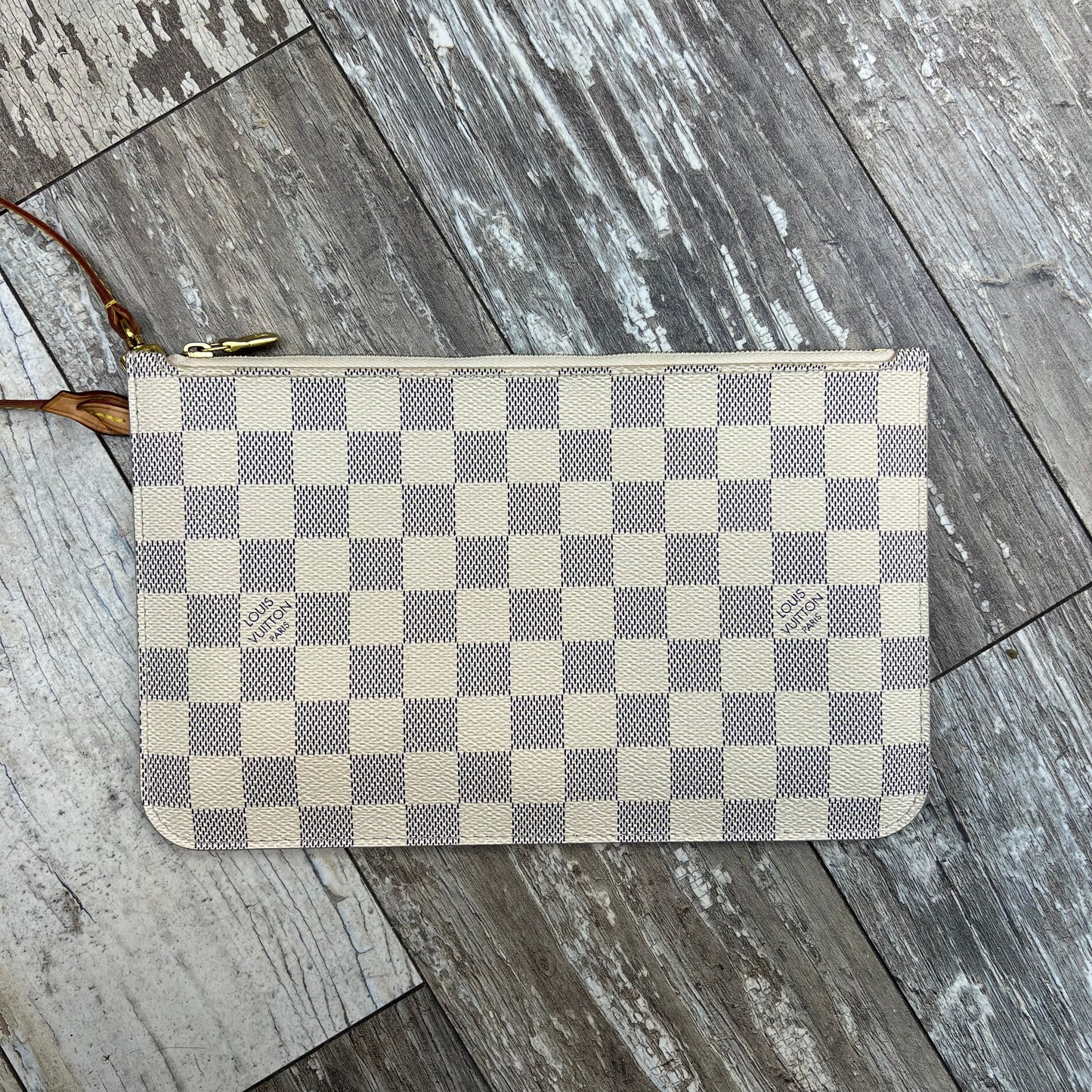 Louis Vuitton Neverfull Pouch Damier Azur