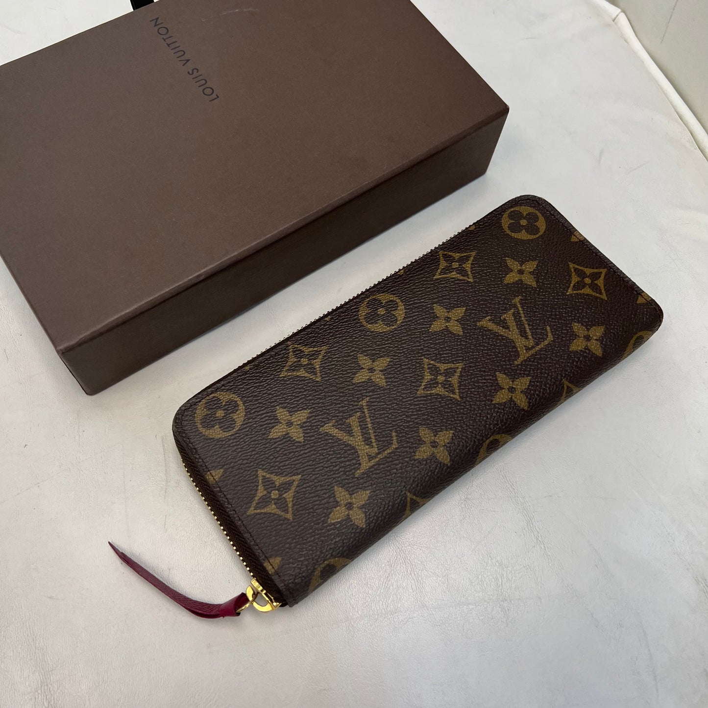 Louis Vuitton Clemence Wallet Monogram with Box