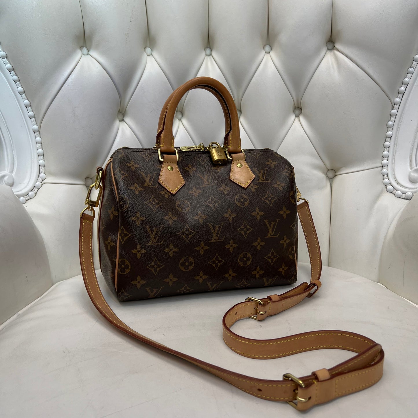Louis Vuitton Speedy 25 Bandouliere Monogram