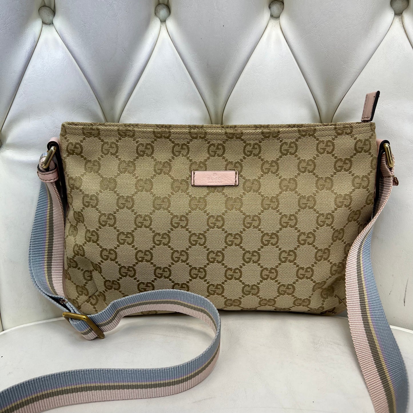 Gucci GG Canvas Web Crossbody