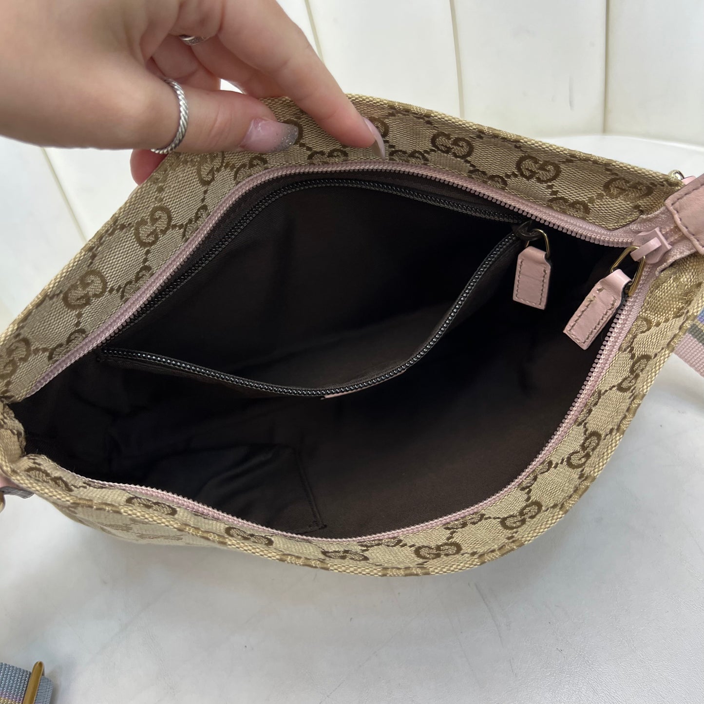 Gucci GG Canvas Web Crossbody